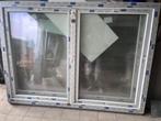 Wit pvc raam, nog nieuw! 2.03 m x 1.445 m, Doe-het-zelf en Bouw, Raamkozijnen en Schuifdeuren, Ophalen, Kunststof, Raamkozijn