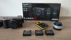 Lumix GX9 (body, 2 lenzen en 3 batterijen), Ophalen of Verzenden, Zo goed als nieuw, Overige Merken