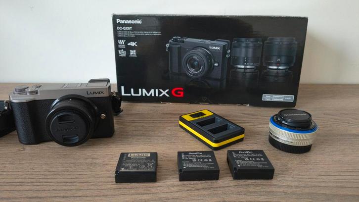Lumix GX9 (body, 2 lenzen en 3 batterijen), Audio, Tv en Foto, Fotocamera's Digitaal, Zo goed als nieuw, Overige Merken, Ophalen of Verzenden