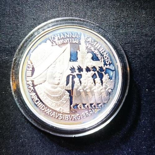 10 euro 2000, 1996 Johanna v Castilië, QP - zeldzamer, Postzegels en Munten, Munten | België, Zilver, Zilver, Verzenden