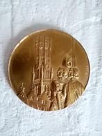 Brugge/Stad bronzen medaille van Robert Velde 6cm/1955s, Antiek en Kunst, Ophalen of Verzenden