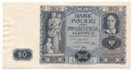 Bankbiljet - Polen - 20 zloty 1936 AUNC, Postzegels en Munten, Bankbiljetten | Europa | Niet-Eurobiljetten, Polen