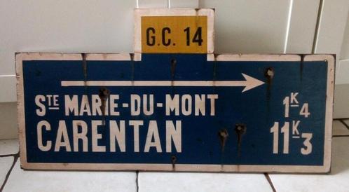 Sectorbord D.DAY in Normandië: STE MARIE DU MONT - CARENT, Verzamelen, Militaria | Tweede Wereldoorlog, Verzenden