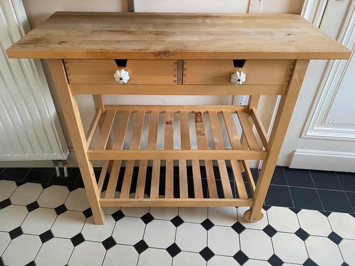 IKEA FÖRHÖJA keukentrolley, Maison & Meubles, Cuisine | Éléments de cuisine, Utilisé, Moins de 100 cm, 100 à 150 cm, 25 à 50 cm