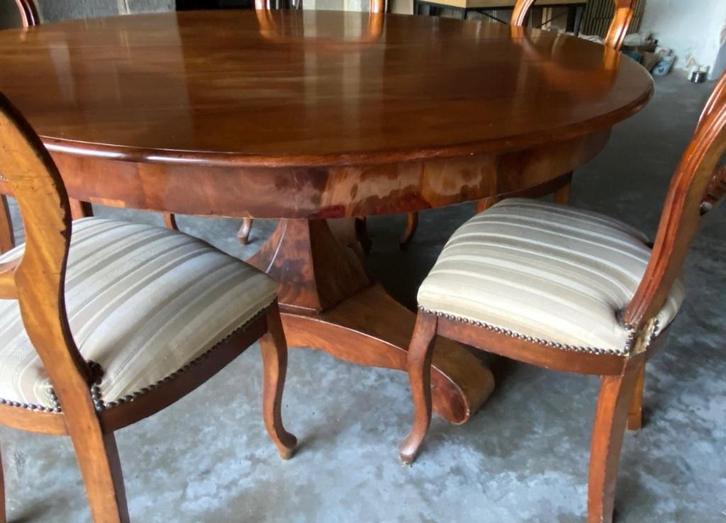 Table à manger, Maison & Meubles, Tables | Tables à manger, 100 à 150 cm, 100 à 150 cm, Cinq personnes ou plus, Rond, Autres matériaux