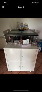 Table haute avec 4 chaises, Ophalen