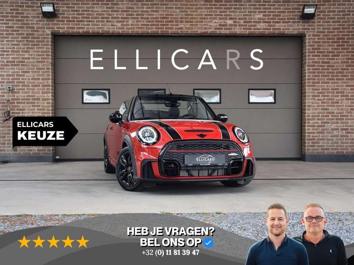 MINI John Cooper Works Cabrio 2.0 JCW / CARPLAY / HEAD UP /, Auto's, Mini, Bedrijf, Te koop, Cabrio, ABS, Achteruitrijcamera, Adaptive Cruise Control