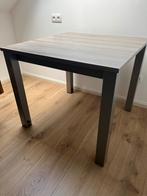 Tafel Top kwaliteit ,in geschoven 90x90x77 uit.90x140x77, Maison & Meubles, Tables | Tables à manger, 100 à 150 cm, Cinq personnes ou plus