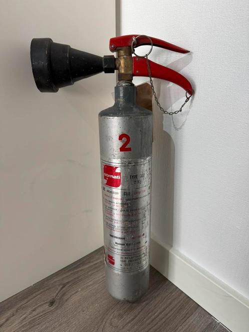 Vintage Somati CO2 Brandblusser – Uniek Verzamelobject!, Huis en Inrichting, Brandblussers en Brandkasten, Zo goed als nieuw, Brandblusser