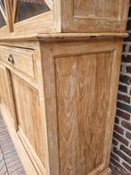 Teak buffetkast/vitrinekast GRATIS LEVERING, Huis en Inrichting, Ophalen of Verzenden, Zo goed als nieuw