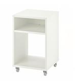 Bedside table, white, 37x37 cm, Ophalen, Zo goed als nieuw, Minder dan 45 cm, 55 tot 70 cm