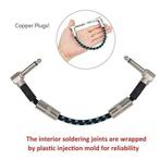 Gitaar patchkabel | 15 cm | GRATIS LEVERING, Muziek en Instrumenten, Instrumenten | Toebehoren, -, Verzenden, -, Nieuw