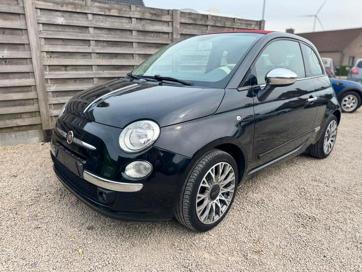 Fiat 500 lounge cabrio met garantie, Auto's, Fiat, Bedrijf, Te koop, Centrale vergrendeling, Benzine, Cabriolet, 3 deurs, Handgeschakeld