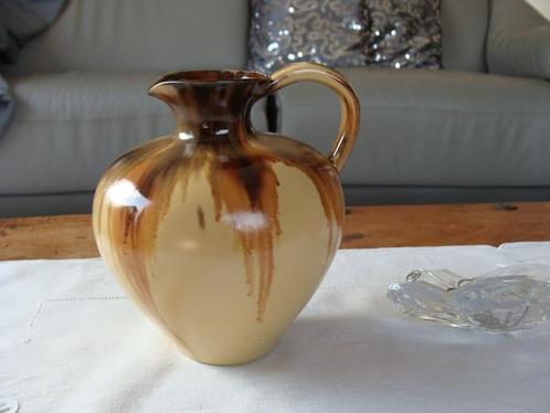 ancienne vase en forme de cruche avec anse, made in Belgium, Antiek en Kunst, Antiek | Keramiek en Aardewerk, Ophalen of Verzenden