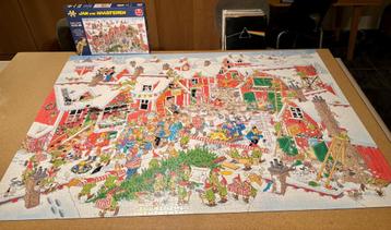 Puzzel Jan VAN HAASTEREN. 5000. Het dorp van de Kerstman, Enlèvement ou Envoi, Plus de 1 500 pièces, Comme neuf, Puzzle