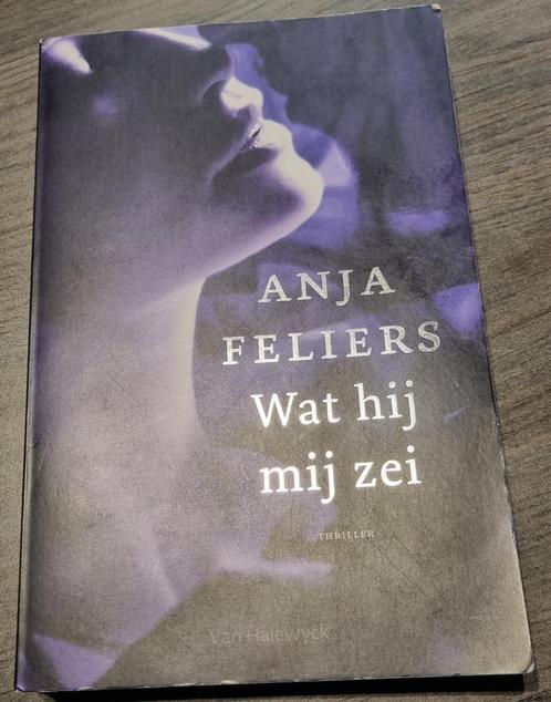 Anja Feliers - Wat hij me zei, Boeken, Thrillers, Gelezen, België, Ophalen of Verzenden