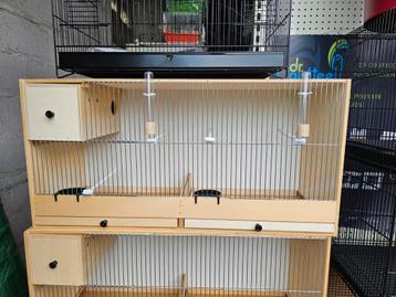 Cage d'élevage en bois de 80 cm avec bloc de nidification co, Enlèvement ou Envoi, Neuf