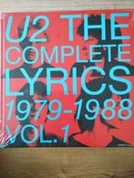 U2 The complete lyrics 1979-1988 vol1, Nieuw, Verzenden