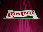 castrol bord gietijzer, Verzamelen, Ophalen of Verzenden, Zo goed als nieuw, Reclamebord