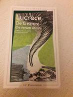 LUCRÈCE DE LA NATURE :De Rerum Natura:poèmes en français, Boeken, Gedichten en Poëzie, Zo goed als nieuw, José Kany-Turpin, Ophalen