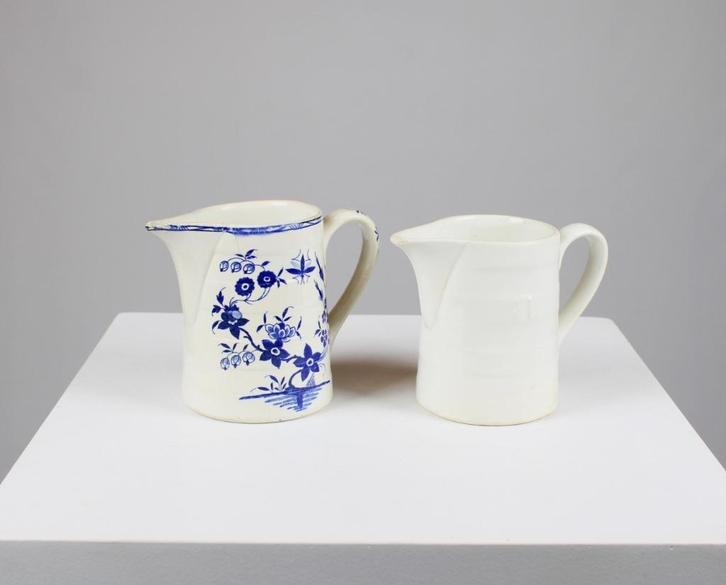 2 melkkannen Boch, oa grand bouquet, Antiek en Kunst, Antiek | Servies los, Ophalen of Verzenden