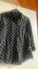 Hemdje met bolletjes details maar 10€, Caroll, Ophalen, Maat 36 (S), Zwart