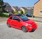 Fiat 500c abarth 595 tourismo, Auto's, Abarth, Voorwielaandrijving, Zwart, Cabriolet, Parkeersensor