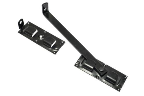 Overslag grendel zwart, Doe-het-zelf en Bouw, Overige Doe-Het-Zelf en Bouw, Nieuw, Ophalen of Verzenden