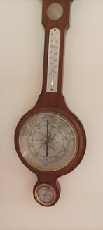 Vintage houten Selva barometer, thermometer, hygrometer, Audio, Tv en Foto, Weerstations en Barometers, Verzenden, Gebruikt, Weerstation