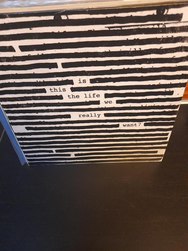 lp - roger waters - is this the life we really want - 2lp, Cd's en Dvd's, Vinyl | Rock, Zo goed als nieuw, Overige genres, 12 inch