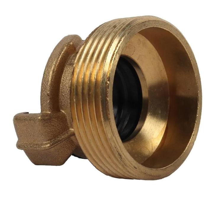 Gk-snelkoppeling met aansl. uitwend. draad 1 1/2inch messing, Doe-het-zelf en Bouw, Buizen en Afvoer, Nieuw, Ophalen of Verzenden