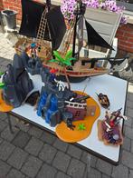 playmobil piratenboot en pirateneiland, Kinderen en Baby's, Ophalen, Zo goed als nieuw, Complete set