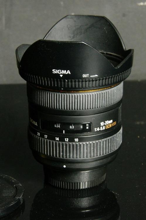 Sigma 10-20 pour Nikon DX, TV, Hi-fi & Vidéo, Photo | Lentilles & Objectifs, Comme neuf, Objectif grand angle, Zoom, Enlèvement ou Envoi