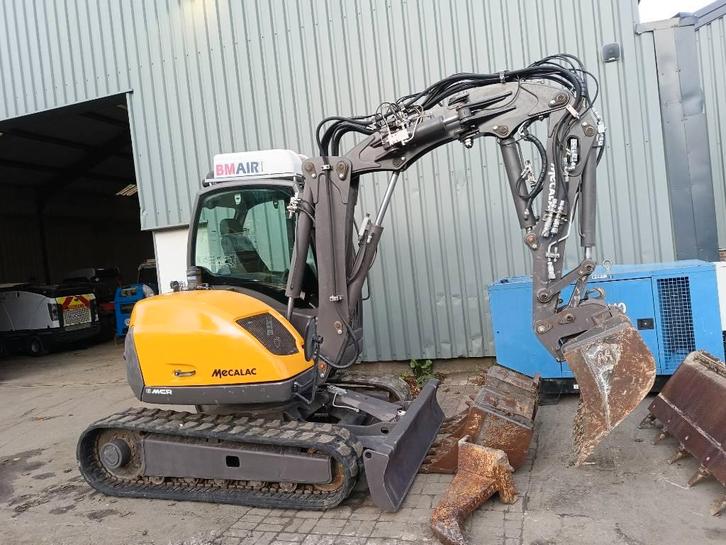 Mecalac 6 MCR tracked excavator 6 ton bagger midigraver, Zakelijke goederen, Machines en Bouw | Kranen en Graafmachines, Graafmachine