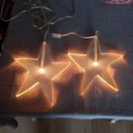 Kerst - 3 lichtgevende sterren om op te hangen, Ophalen, Zo goed als nieuw