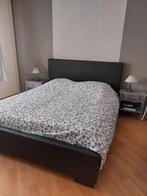 Bed, Huis en Inrichting, Slaapkamer | Bedden, Ophalen, Overige materialen, Bruin, Tweepersoons