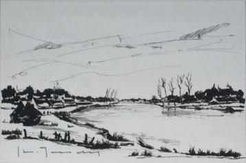 Stefaan Tessely (1933): Landschap (48 x 37 cm) beschikbaar voor biedingen