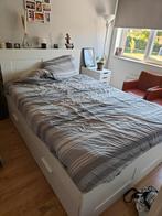 Ikea bed 2 personen met lades, Huis en Inrichting, Ophalen, Gebruikt