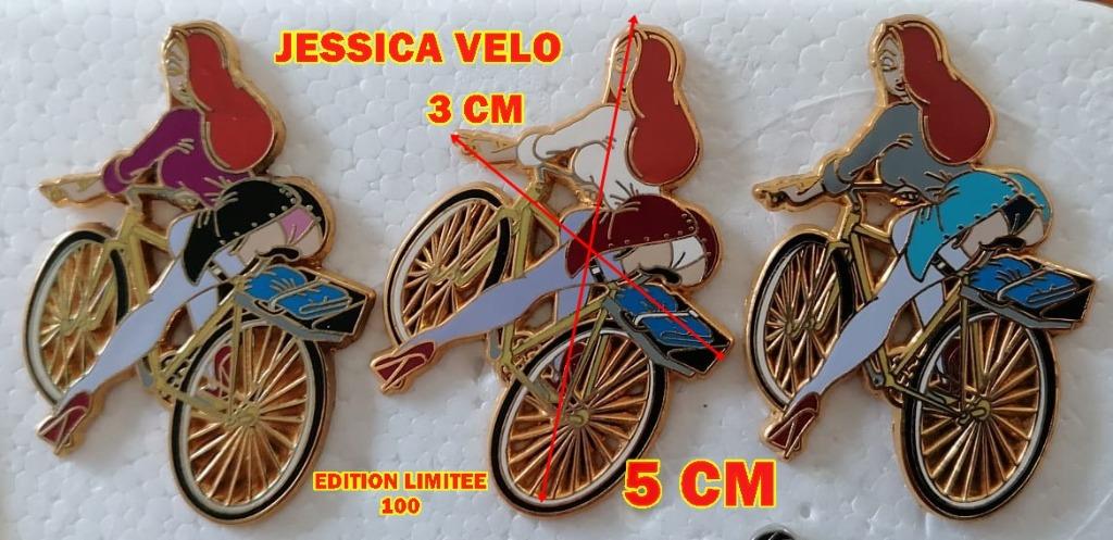 3 JESSICA VELO, Enlèvement ou Envoi, Neuf, Figurine, Insigne ou Pin's
