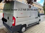 Boxer 2.2 hdi 2016 euro 5 moteur à chaîne, Auto's, Peugeot, Voorwielaandrijving, Zwart, Particulier, Dealer onderhouden
