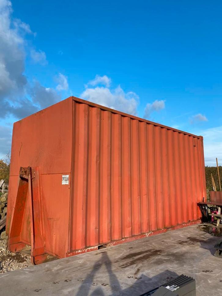 CONTAINER (ZEECONTAINER) 5,00m met slede, Zakelijke goederen, Machines en Bouw | Keten en Containers, Ophalen
