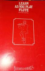 Learn as you play flute, dwarsfluit Bladmuziek 1979 uitgave, Muziek en Instrumenten, Ophalen of Verzenden, Gebruikt, Les of Cursus