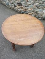 table ronde en chêne de 1m de diamètre, Maison & Meubles, Enlèvement, Utilisé