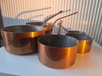 Lot 8 ustensiles cuisine en cuivre casseroles poêle. A voir!, Huis en Inrichting, Keuken | Potten en Pannen, Ophalen, Zo goed als nieuw