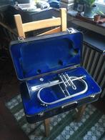 Bugle Schenkelaars, Muziek en Instrumenten, Blaasinstrumenten | Trompetten, Ophalen, Gebruikt, Trompet in si bemol, Met koffer
