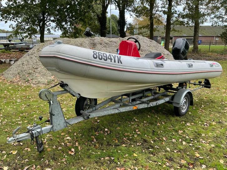 2007 Valiant V-490 Rubberboot / RIB boot, Watersport en Boten, Rubberboten, Gebruikt, Overige merken, Overige brandstoffen