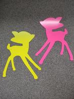 2 magneetborden 'hert' +/- 45cm hoog, Ophalen of Verzenden, Nieuw, Wanddecoratie