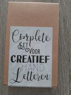 Complete set voor creatief handletteren., Ophalen of Verzenden
