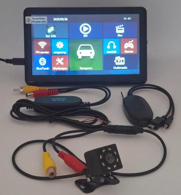 7 inch Caravan, Auto GPS met Draadloze Achteruitrijcamera. beschikbaar voor biedingen
