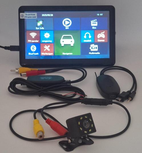7 inch Caravan, Auto GPS met Draadloze Achteruitrijcamera., Caravans en Kamperen, Caravanaccessoires, Nieuw, Ophalen of Verzenden